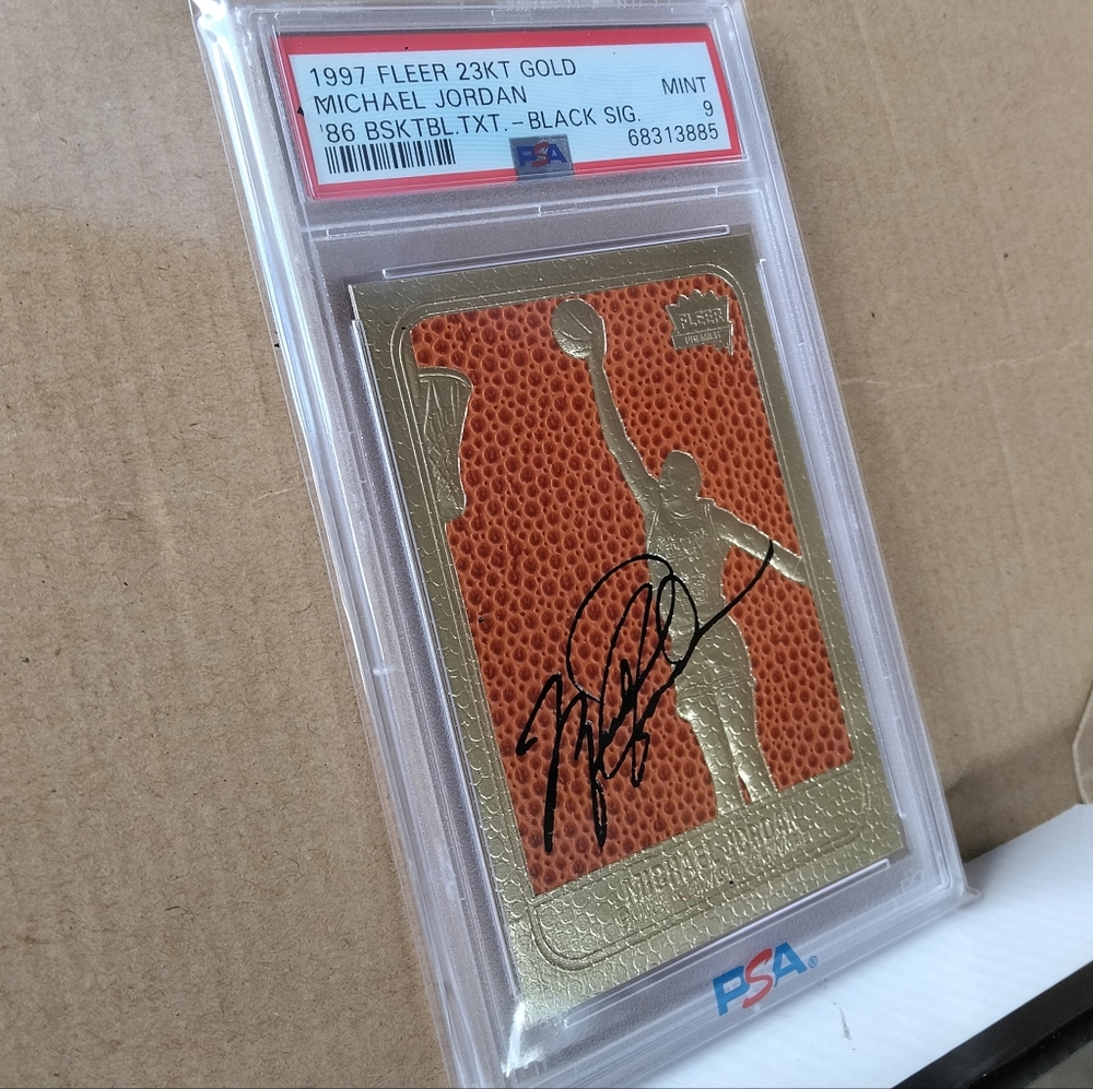 🏀🏆Michael Jordan "23KT Gold - Black Signature 13058 Insert" Slab🏆🏀 - Picture 5 of 5